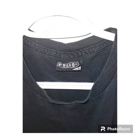 Volcom 100% cotton men's small t-shirt black - Picture 3 of 3